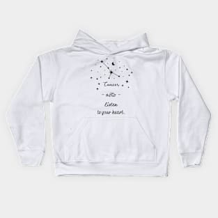 Key phrases of the zodiac signs: Cancer Kids Hoodie